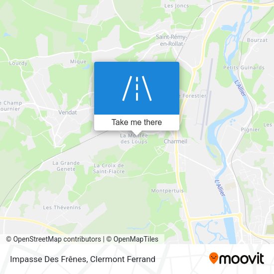 Impasse Des Frênes map
