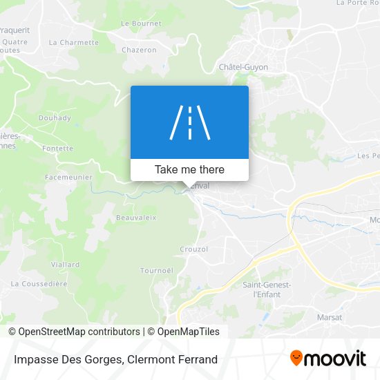 Impasse Des Gorges map