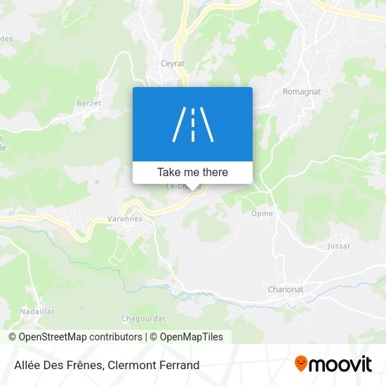 Allée Des Frênes map