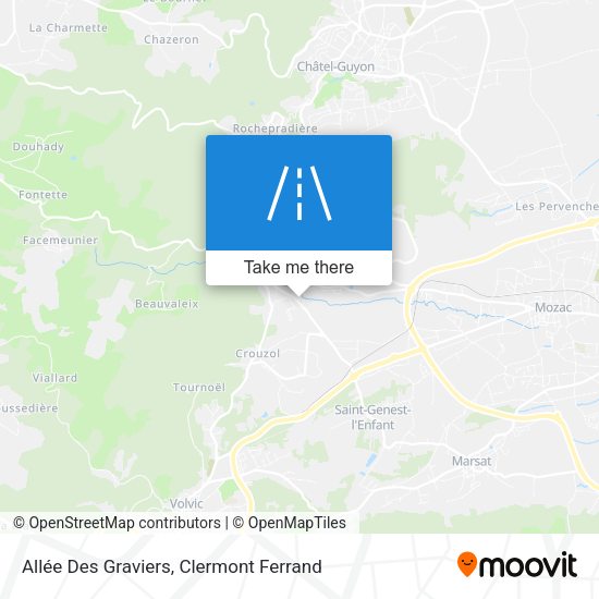 Allée Des Graviers map
