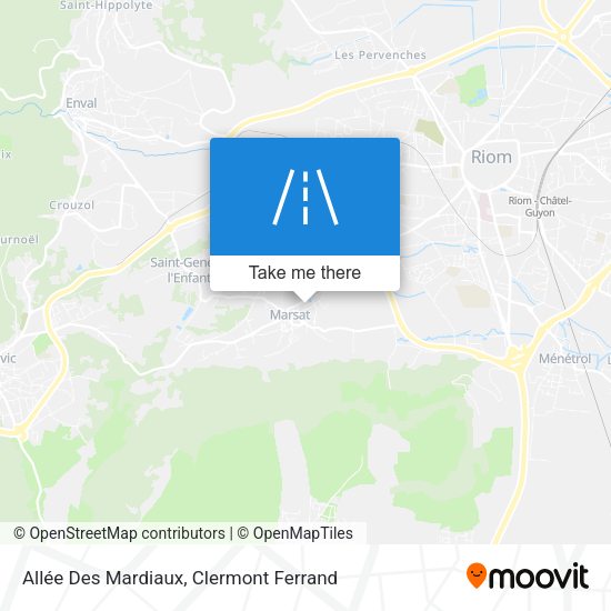 Allée Des Mardiaux map