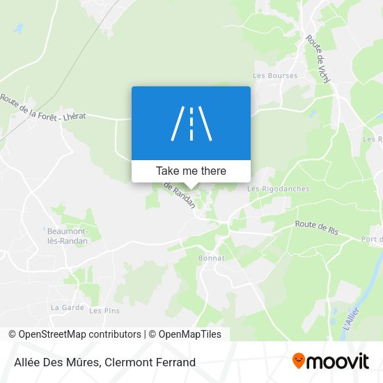 Allée Des Mûres map