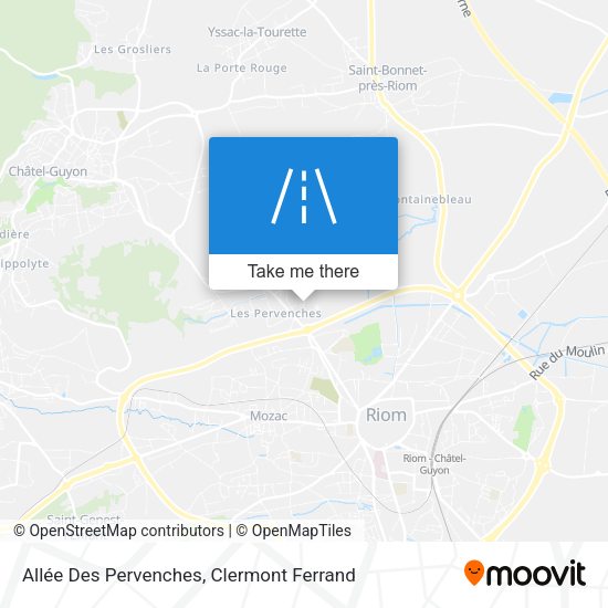Allée Des Pervenches map