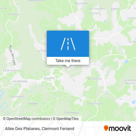 Allée Des Platanes map