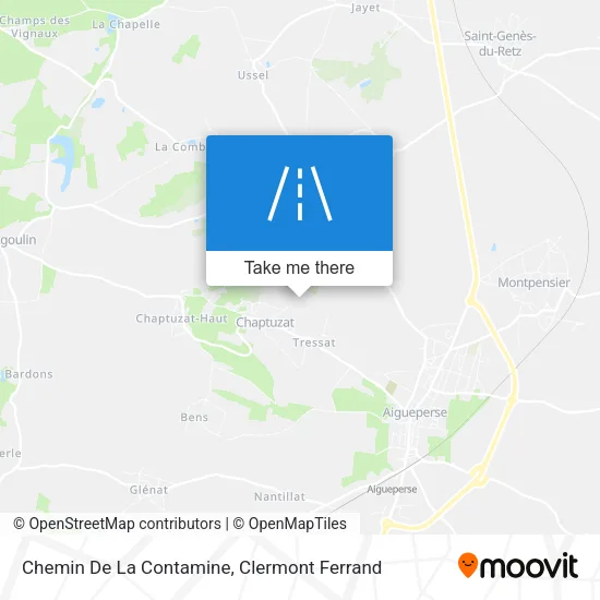 Chemin De La Contamine map