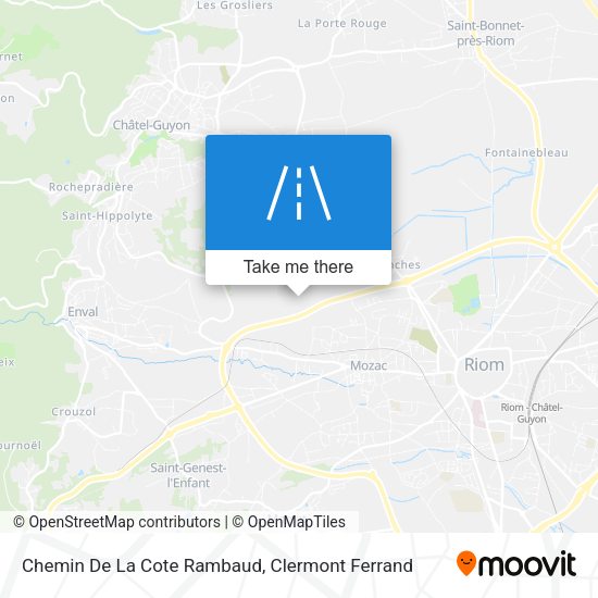 Chemin De La Cote Rambaud map