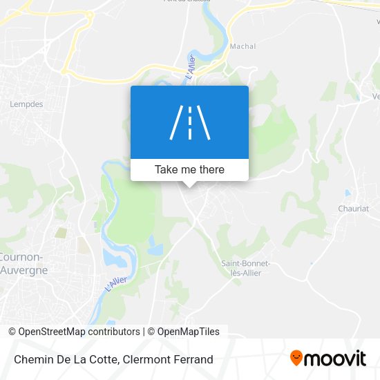 Chemin De La Cotte map