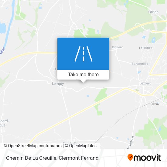 Chemin De La Creuille map