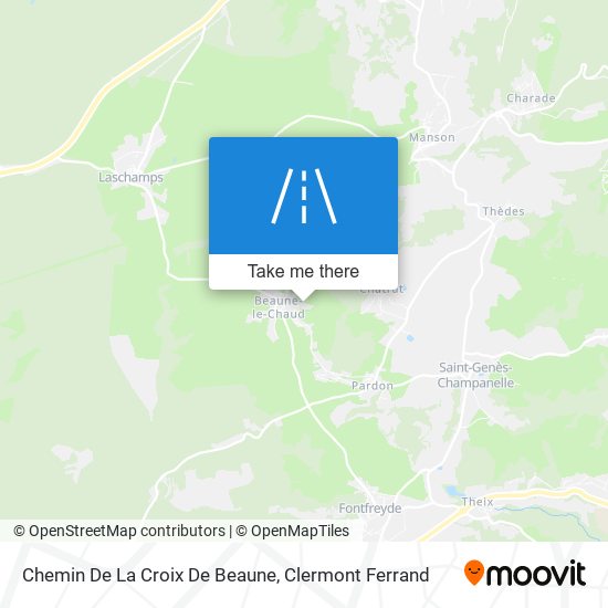 Chemin De La Croix De Beaune map