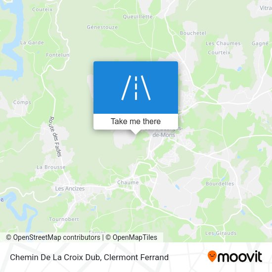 Chemin De La Croix Dub map