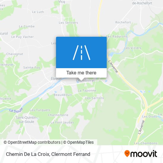 Chemin De La Croix map