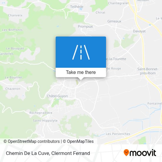 Chemin De La Cuve map