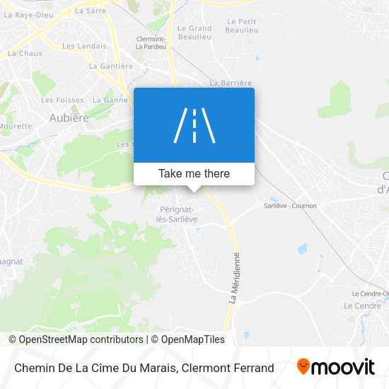 Chemin De La Cîme Du Marais map