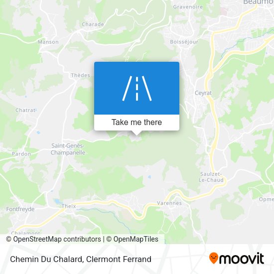 Chemin Du Chalard map
