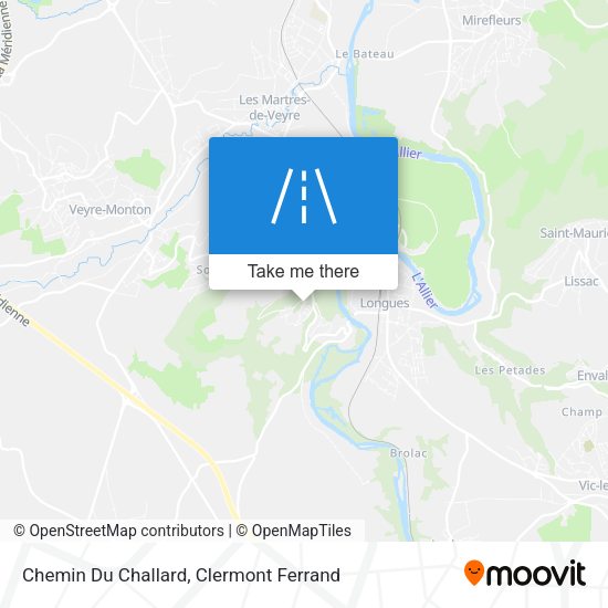 Chemin Du Challard map