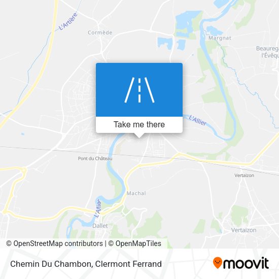 Chemin Du Chambon map