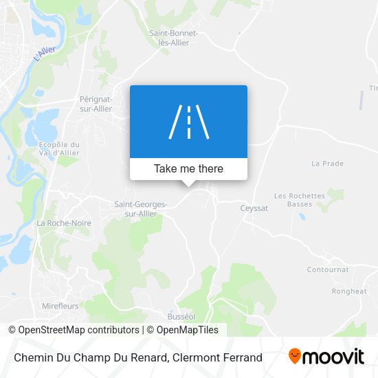 Chemin Du Champ Du Renard map