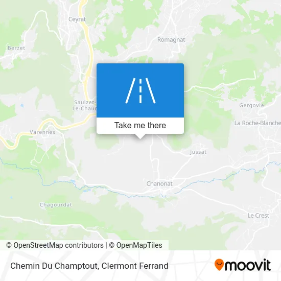 Chemin Du Champtout map