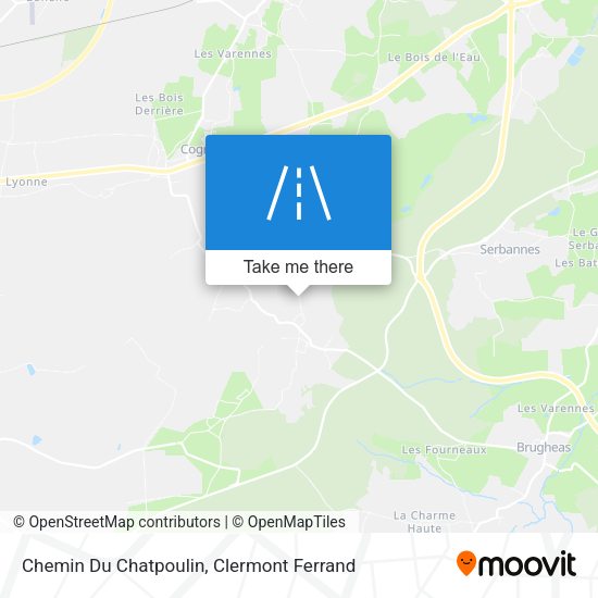 Chemin Du Chatpoulin map