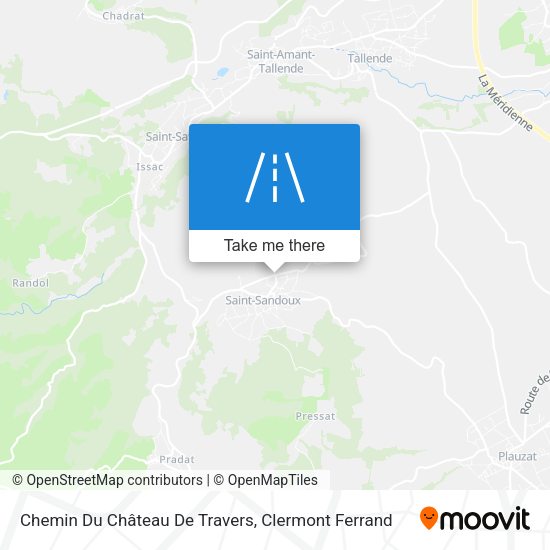Chemin Du Château De Travers map