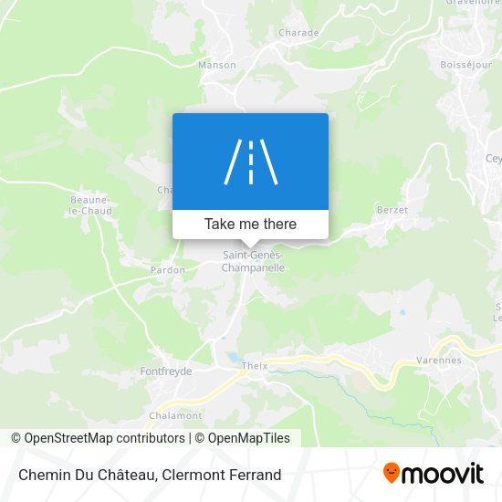 Chemin Du Château map