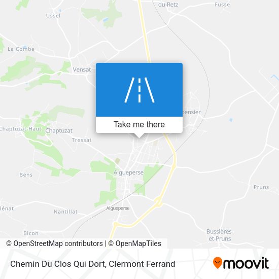 Chemin Du Clos Qui Dort map