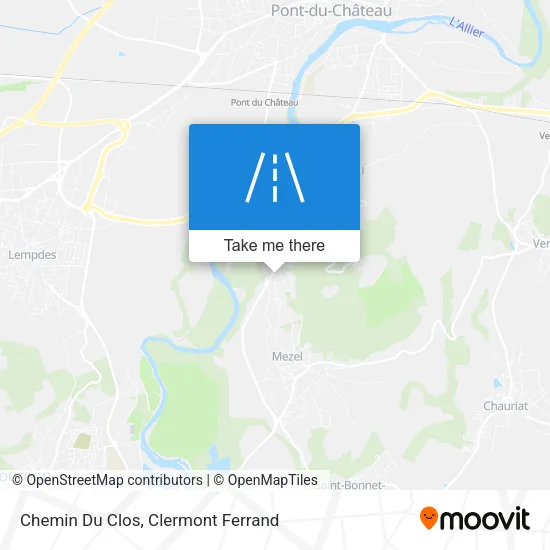 Chemin Du Clos map