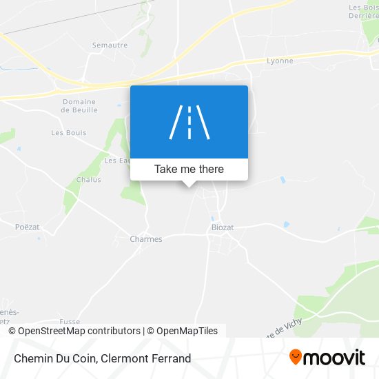 Chemin Du Coin map