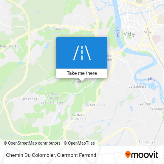 Chemin Du Colombier map