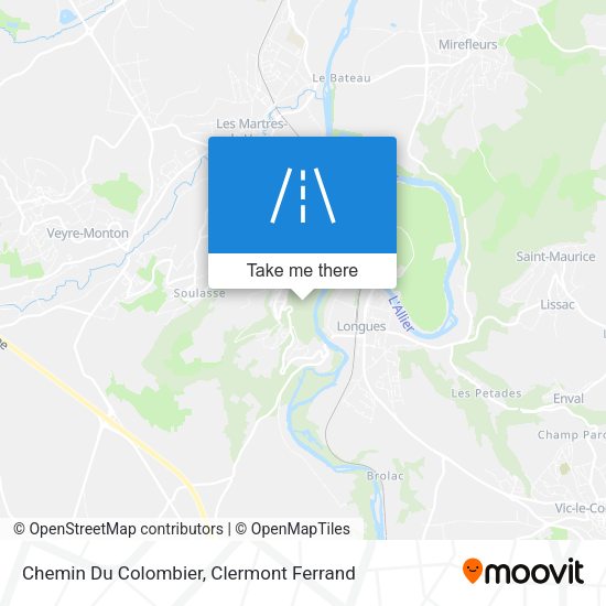 Chemin Du Colombier map