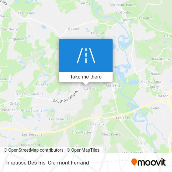 Impasse Des Iris map