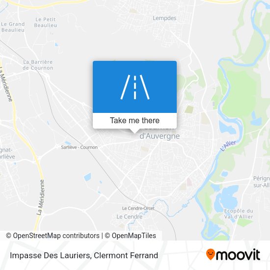 Impasse Des Lauriers map