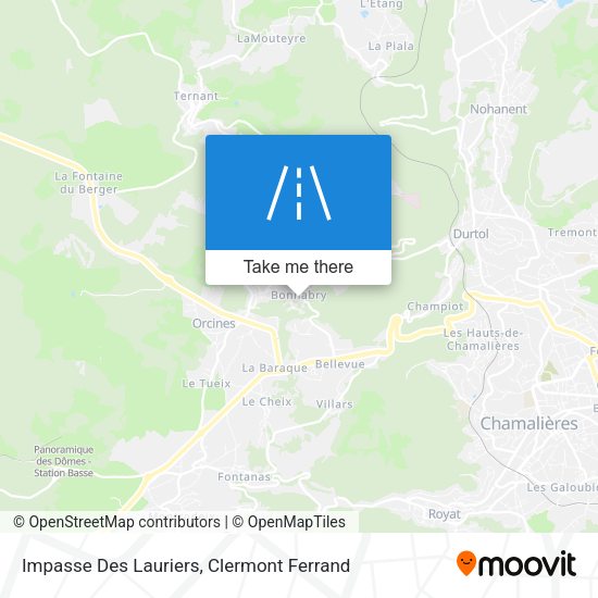 Impasse Des Lauriers map