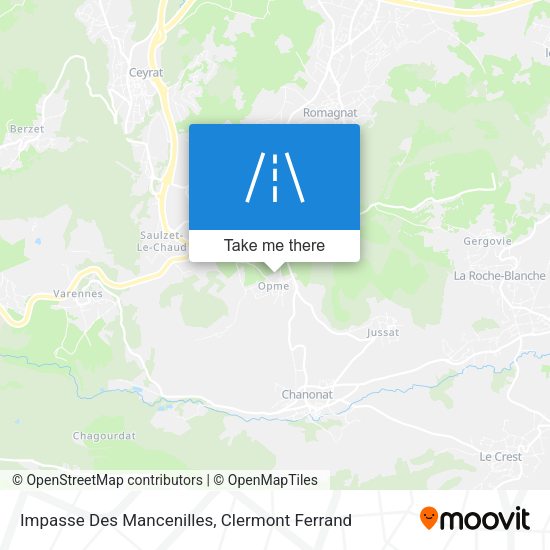 Impasse Des Mancenilles map