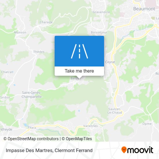 Impasse Des Martres map
