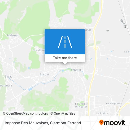 Impasse Des Mauvaises map