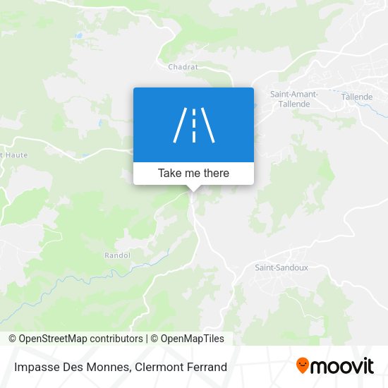 Impasse Des Monnes map