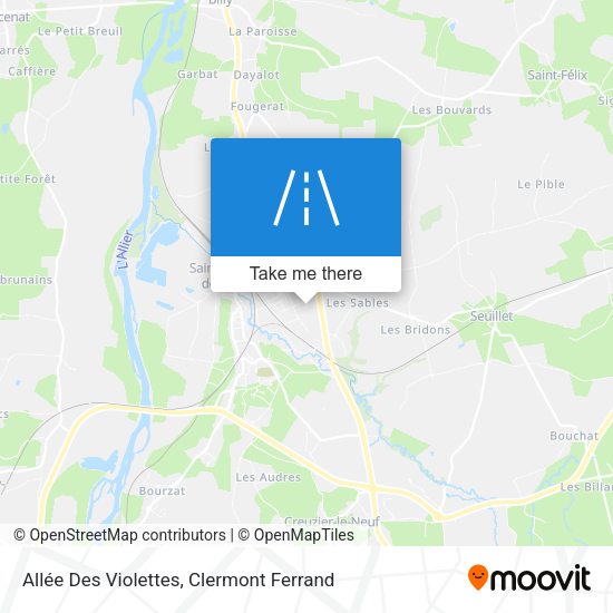 Allée Des Violettes map