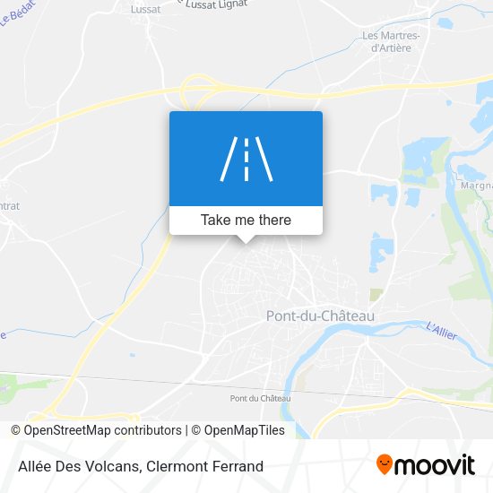 Allée Des Volcans map
