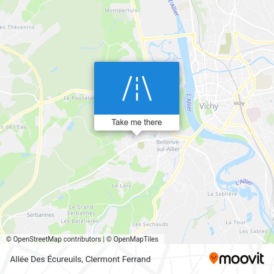 Allée Des Écureuils map