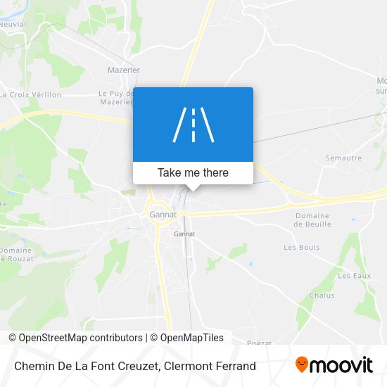 Chemin De La Font Creuzet map