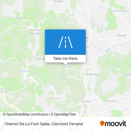 Chemin De La Font Salée map