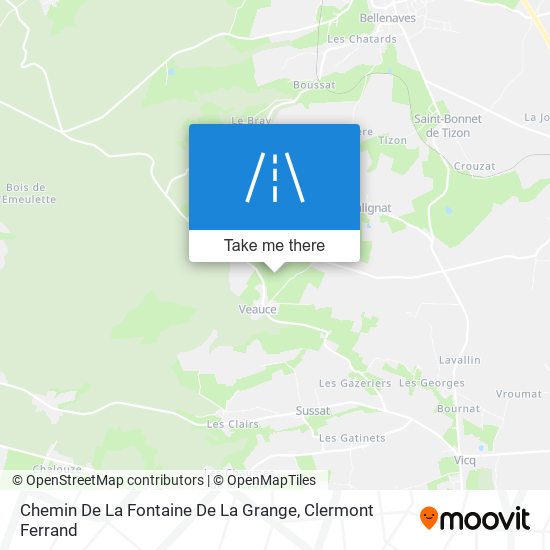 Chemin De La Fontaine De La Grange map