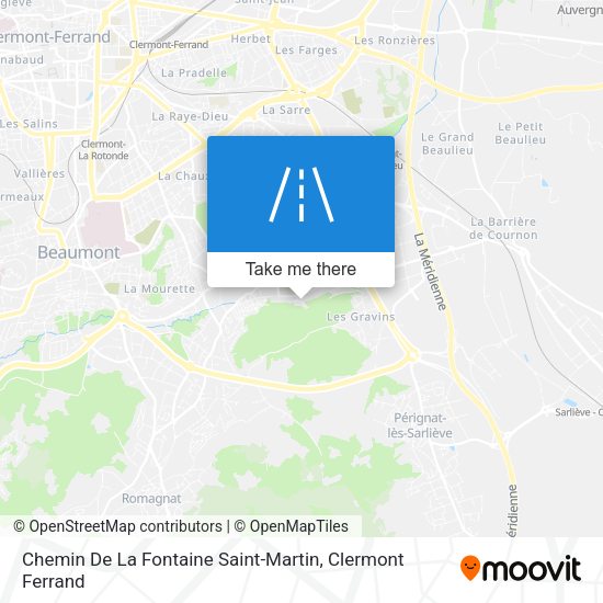 Chemin De La Fontaine Saint-Martin map