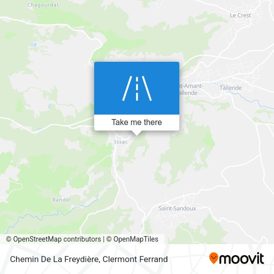 Chemin De La Freydière map