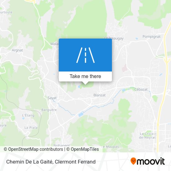 Chemin De La Gaité map