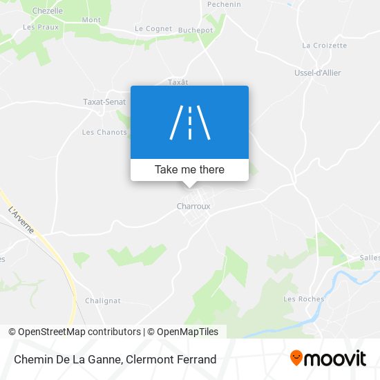 Chemin De La Ganne map