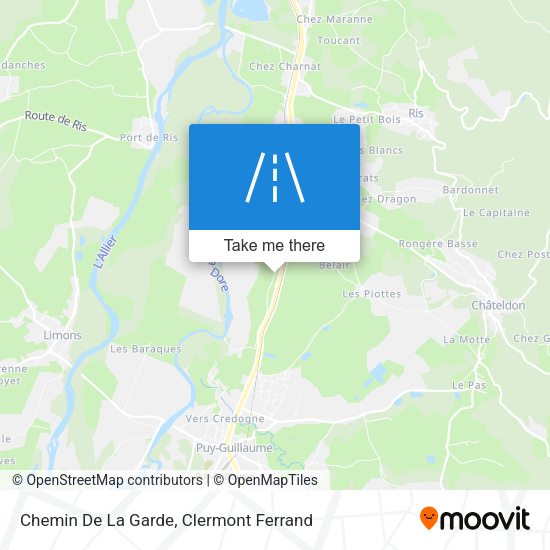 Chemin De La Garde map