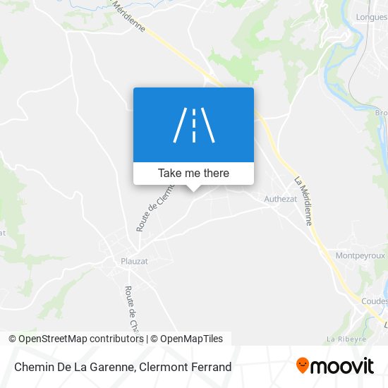 Chemin De La Garenne map