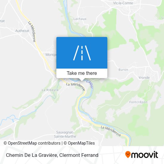 Chemin De La Gravière map